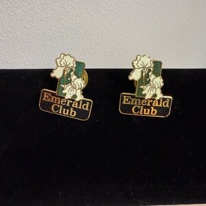2 Emerald Club Pins marked 9-13-88